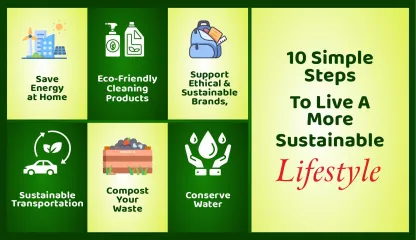 10 Simple steps to live a more sustainable lifestyle