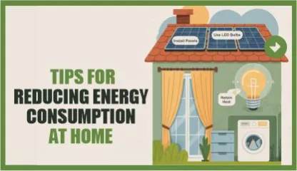 Tips for reducing energy consumption at home
