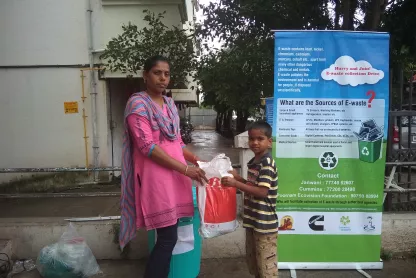 E- Waste Collection - Poornam Eco Vision Foundation