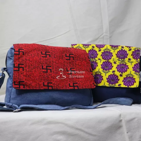 Messenger bag (Printed fabric)