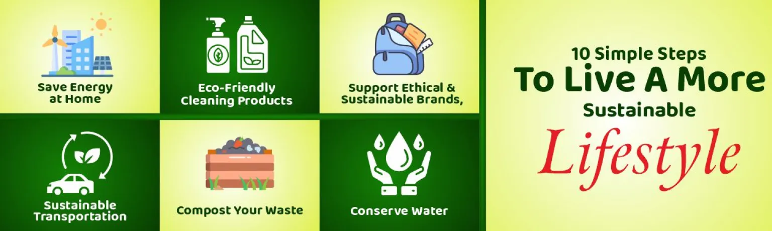 10 Simple steps to live a more sustainable lifestyle