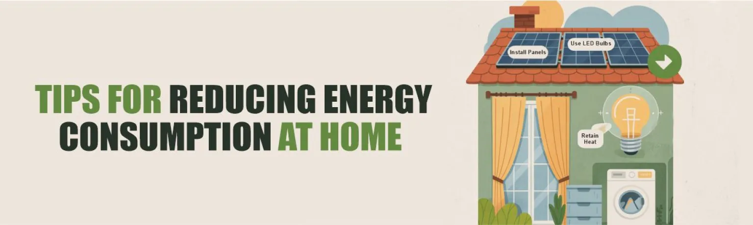 Tips for reducing energy consumption at home
